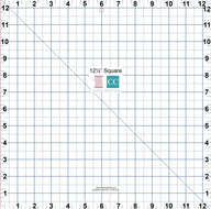 12.5" Square Acrylic Grip Template