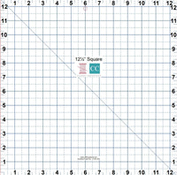 12.5" Square Acrylic Grip Template