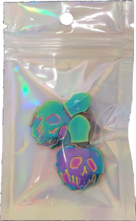 Poison Apple #5 Rainbow zipper pull 2pc Set