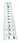 2.5" x 13" Acrylic Grip Ruler With Grid Lines