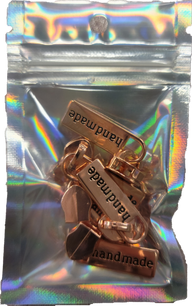Handmade #5 Zipper Pulls (Rosegold 5pk)