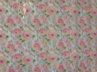 Pink roses/flower vinyl
