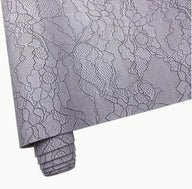 Faux Leather Lace Texture Violet 12" x 54"