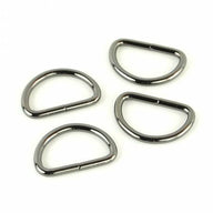 Four D-Rings 1" Gunmetal