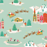 Holly Jolly by Dear Stella : Holiday Toile Glacier STELLA