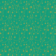 Holly Jolly by Dear Stella : Star Garland Peacock STELLA
