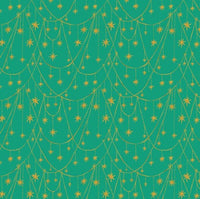 Holly Jolly by Dear Stella : Star Garland Peacock STELLA