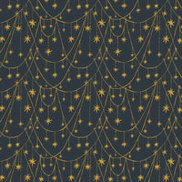Holly Jolly by Dear Stella : Star Garland Slate STELLA