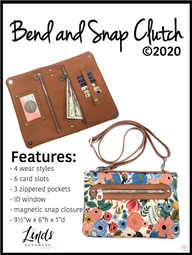 Bend and Snap Clutch PAPER PATTERN