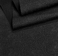 Faux Leather Lace Vinyl (Black)