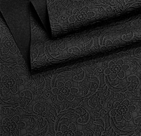 Faux Leather Lace Vinyl (Black)
