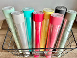 Faux Leather Pastel Macaron