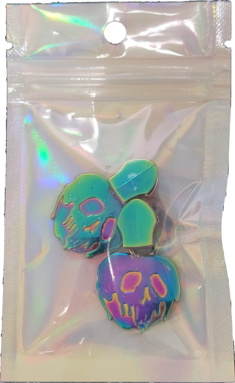 Poison Apple #5 Rainbow zipper pull 2pc Set