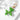Balloon Dog Zipper Charm (Metallic Green)
