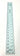 2.5" x 25" Notched Acrylic Grip Ruler With Grid Lines