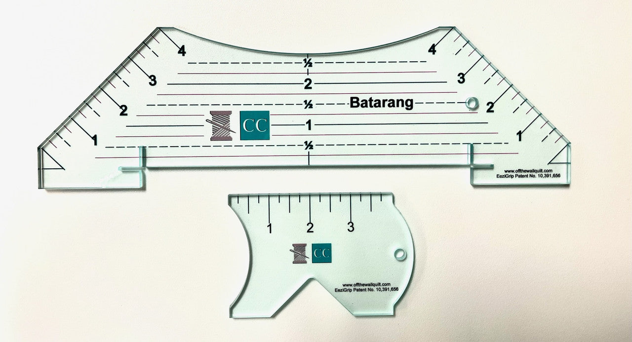Batarang No Slip Acrylic 2pc Set