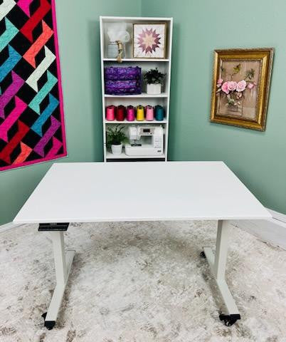 XL Single Tier Adjustable Quilting and Cutting Table