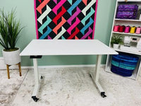 XL Single Tier Adjustable Quilting and Cutting Table