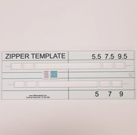 Zipper Placement Acrylic Grip Template