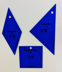 Rolling Star Acrylic 3pc Template Set