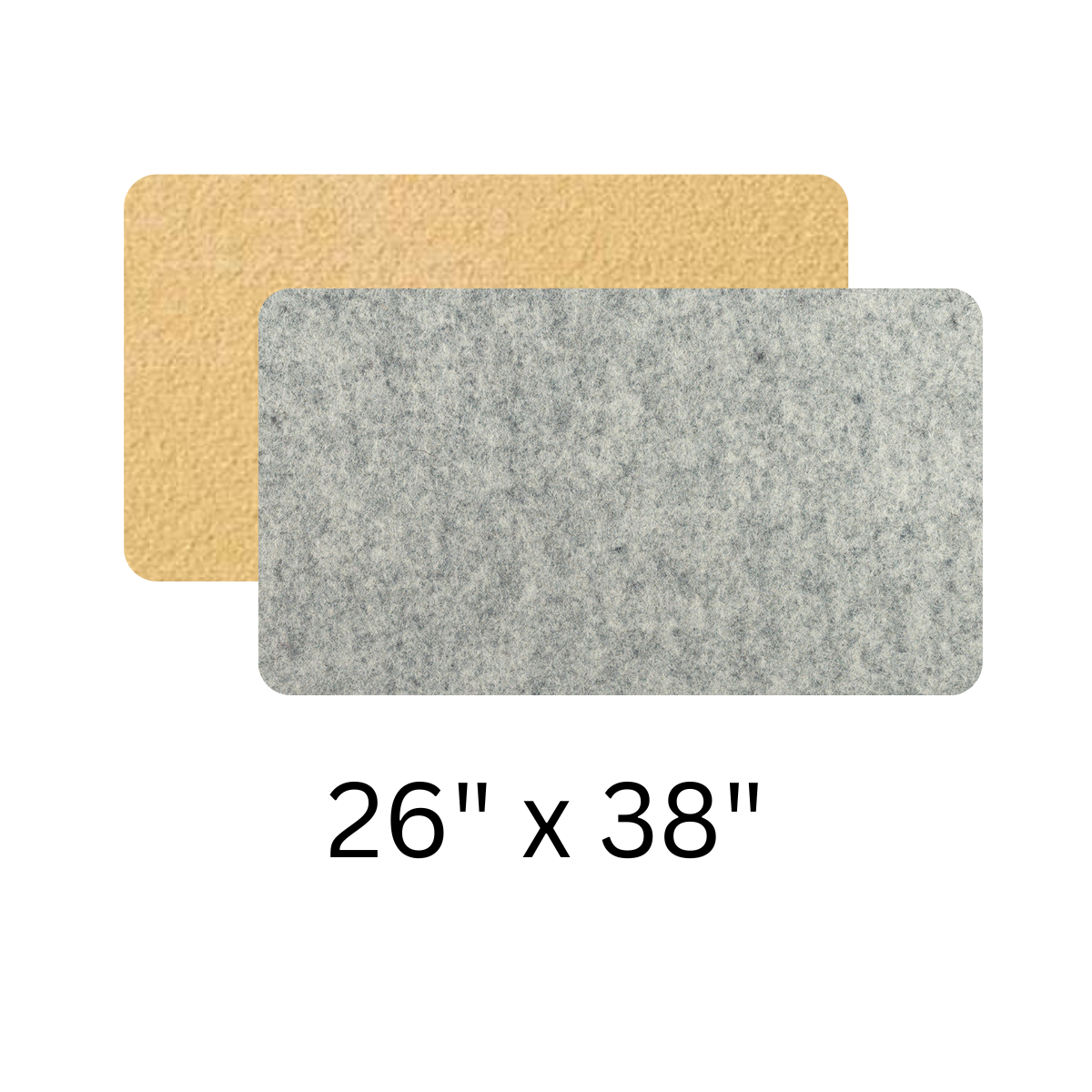 26x38 Wool Iron Pad with Moisture Barrier