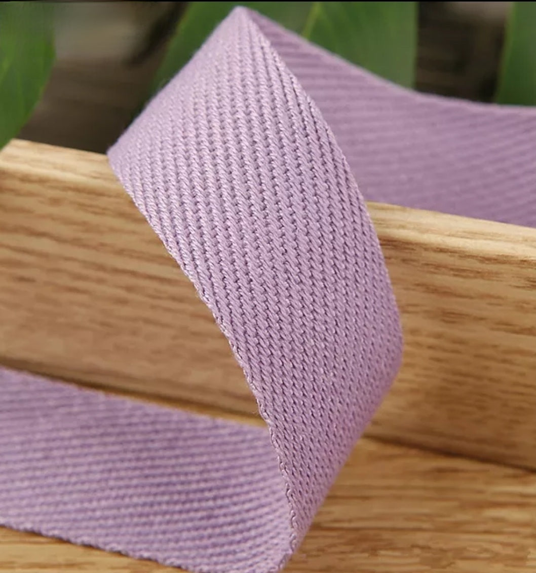 1" Twill Cotton Linen Ribbon