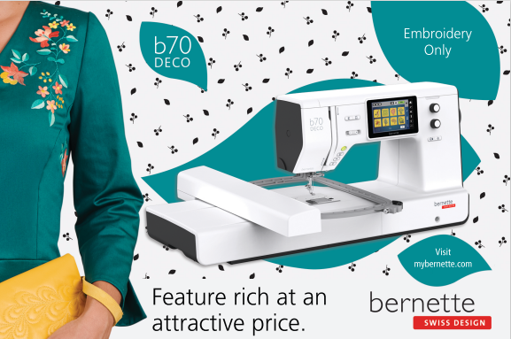 Bernette 70 Deco (Embroidery Only)