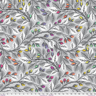 Best Buds in Fog - 108" Wideback Fabric - Graywork by Tula Pink (Preorder)
