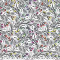Best Buds in Fog - 108" Wideback Fabric - Graywork by Tula Pink (Preorder)