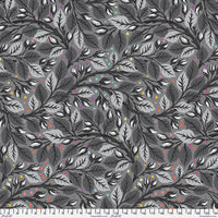 Nip in the Bud in Carbon - 108" Wideback Fabric - Graywork by Tula Pink (Preorder)