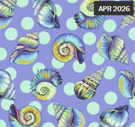 Big Shelly in Marine - 108" Wideback Fabric - Floral Reef by Tula Pink (Preorder)