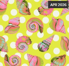 Big Shelly in Seagrass - 108" Wideback Fabric - Floral Reef by Tula Pink (Preorder)