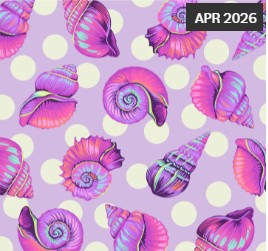 Big Shelly in Ultraviolet - 108" Wideback Fabric - Floral Reef by Tula Pink (Preorder)