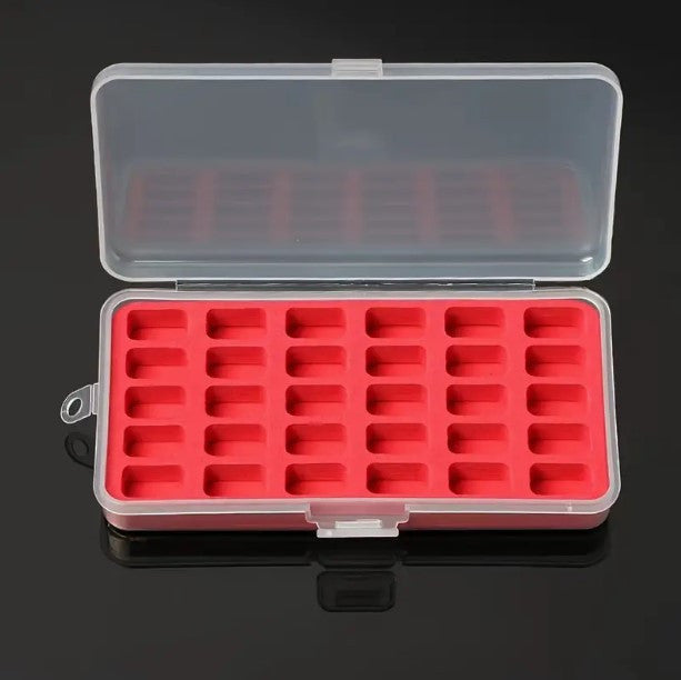 Red Bobbin Holder Case