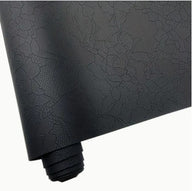Faux Leather Lace Texture Black 12" x 54"