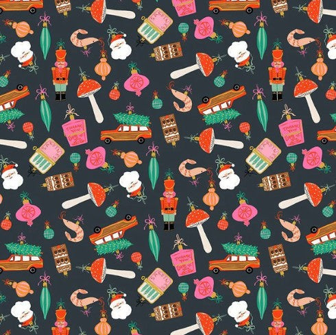 Holly Jolly by Dear Stella : Christmas Ornaments Slate STELLA