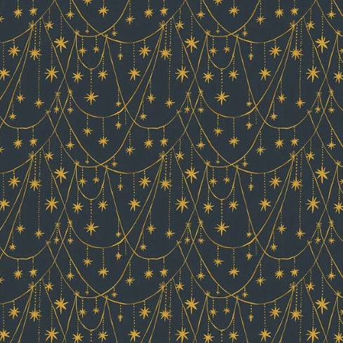 Holly Jolly by Dear Stella : Star Garland Slate STELLA
