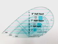 Classi Creations Half Heart Template Set 3pc