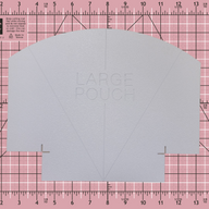 H & L Large Pouch Template