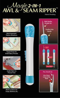 Magic 2 In 1 Awl & Seam Ripper