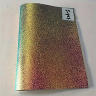 Golden Tint Metallic Lychee Pattern PU Leather Roll 12"x53"