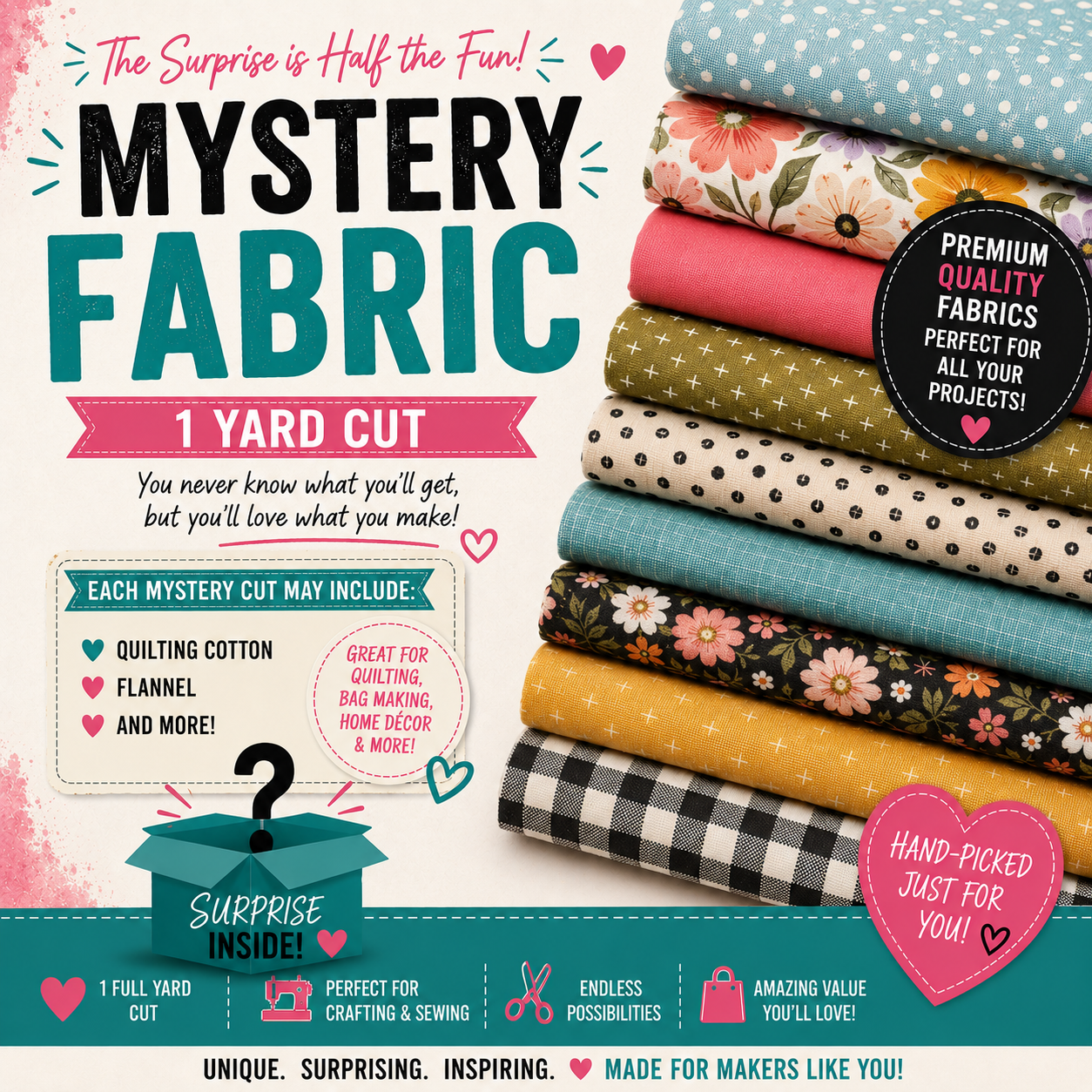 Mystery Yard of Fabric