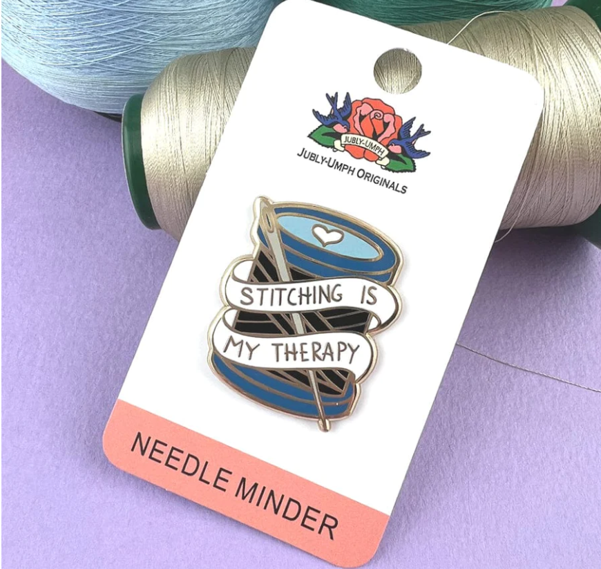 Stitching is my Therapy Needle Minder