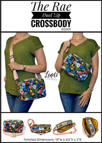 Rae Dual Zip Crossbody PAPER PATTERN
