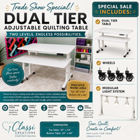 Trade Show Dual Tier Electric Classi Table Special