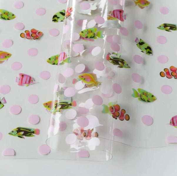 Tula Pink Floral Reef Collection - School Crossing Vinyl 18" x 25" (1/2 YD)