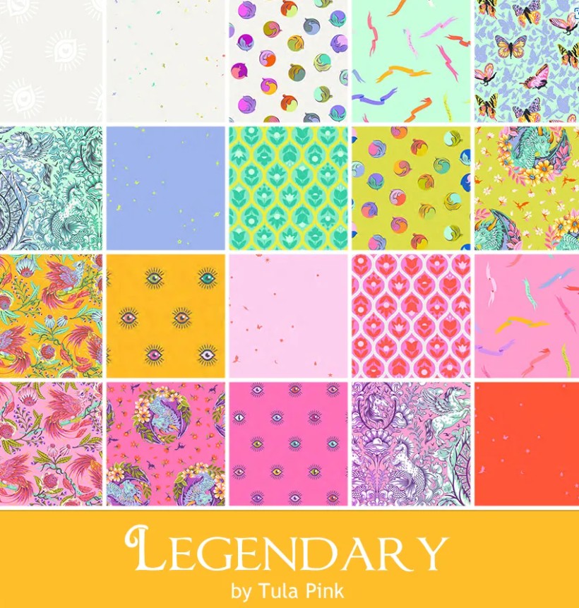 Tula Pink Legendary HALF YARD Bundle (PRE ORDER OCT 2026)