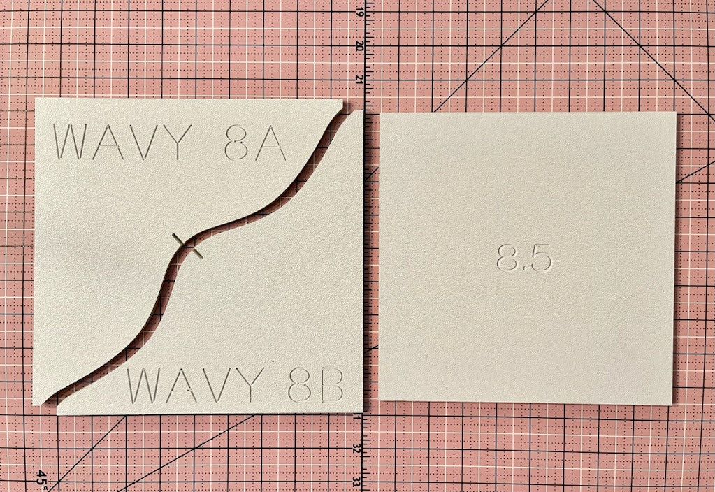 Wavy 8 Template set