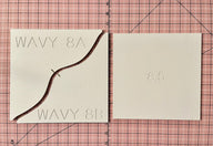 Wavy 8 Template set