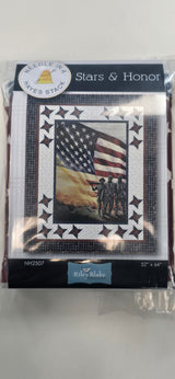 Stars and Honor Fabric Kit with Eagle Panel (Not Soldier)